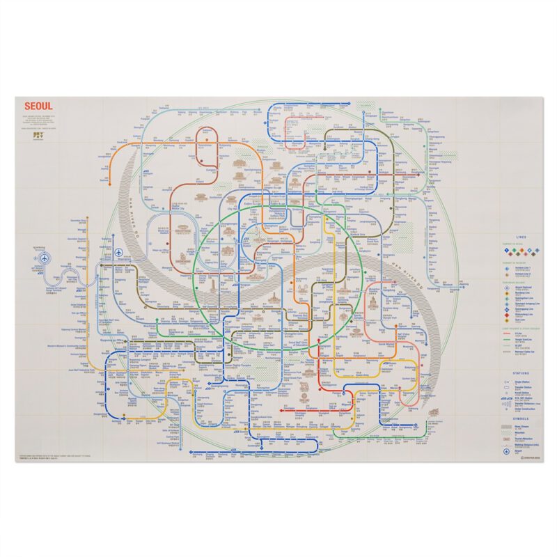 Railway Poster - Seoul White
